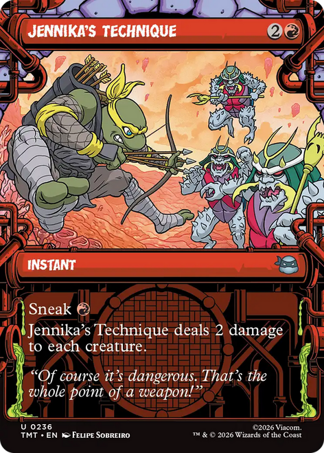 Jennika's Technique (Showcase Frame) | Teenage Mutant Ninja Turtles、Magic: The Gathering、kayou