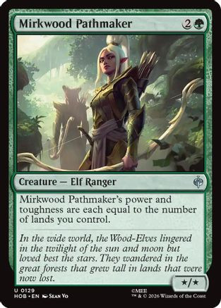 Mirkwood Pathmaker (HOB-129) - The Hobbit Foil、Wizards of the Coast、kayou