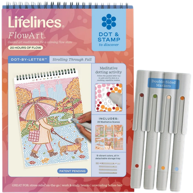 Lifelines FlowArt: Dot-By-Letter - Strolling though Fall、Lifelines、kayou