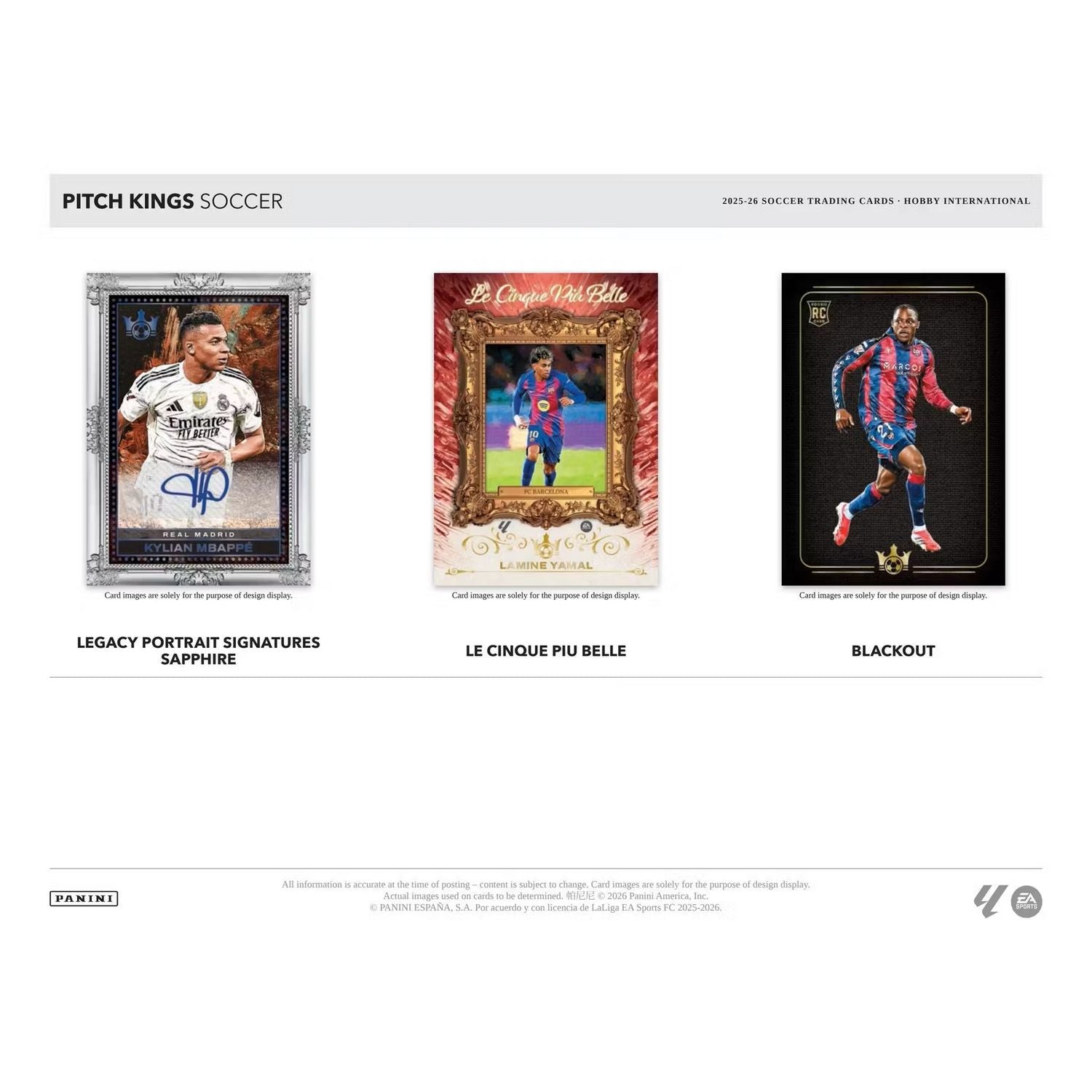 2025-26 Panini Pitch Kings Soccer Hobby International Box、Panini、kayou