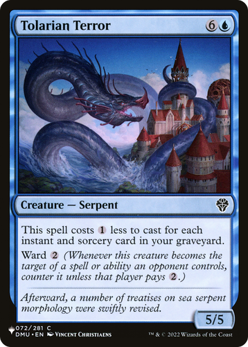 Tolarian Terror (LIST-072/281) - The List、Wizards of the Coast、kayou