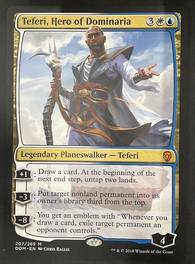 Teferi, Hero of Dominaria Magic the Gathering Dominaria Oversized Card 36