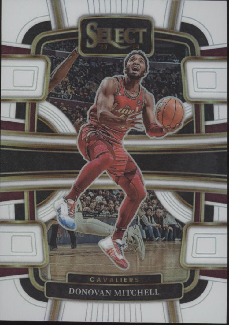 Donovan Mitchell 2023-24 Panini Select White Prizm 007/149 #38、Collector Store LLC、kayou