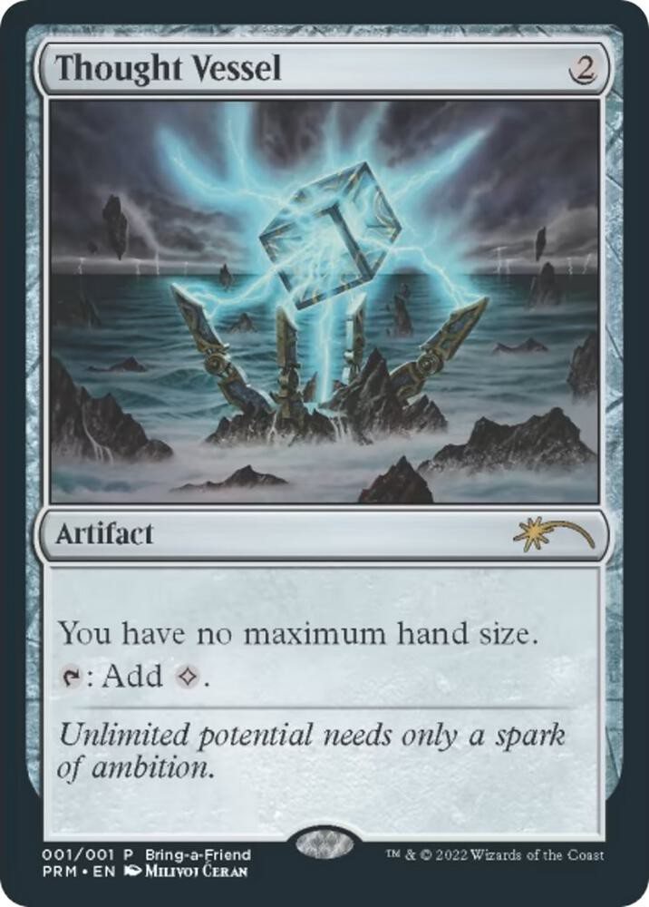 MtG Bring-a-Friend Promo Uncommon FOIL Thought Vessel #1、ToyWiz、kayou