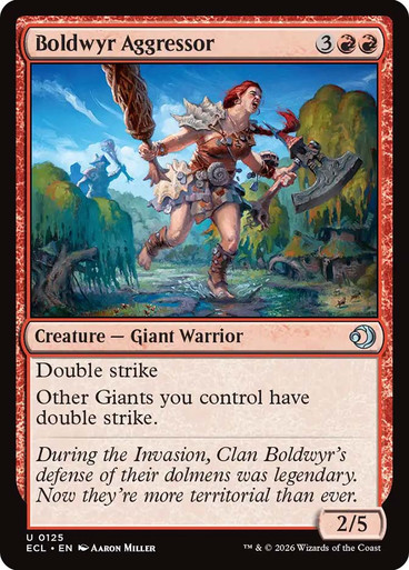 Boldwyr Aggressor SGL-MTG-ECL-125-ENN、Magic: The Gathering、kayou