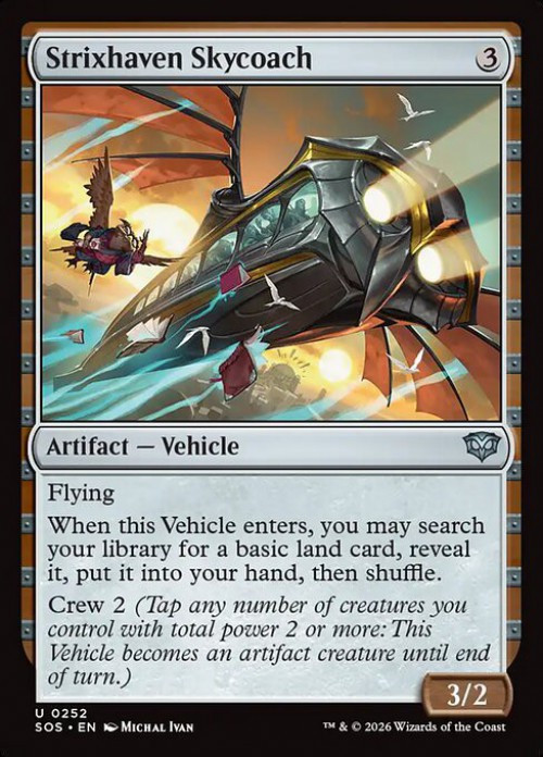 MtG Secrets of Strixhaven Uncommon Strixhaven Skycoach #252、ToyWiz、kayou