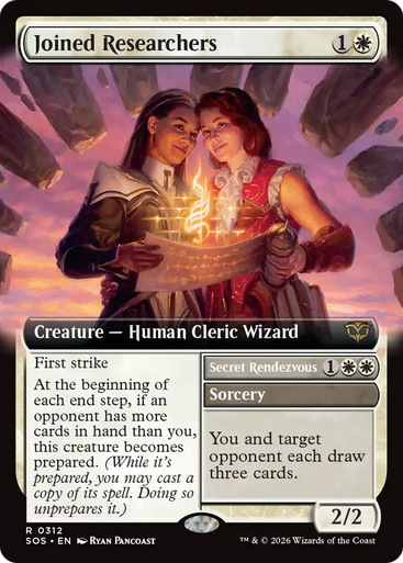 Joined Researchers // Secret Rendezvous (Extended Art) | Secrets of Strixhaven、Magic: The Gathering、kayou
