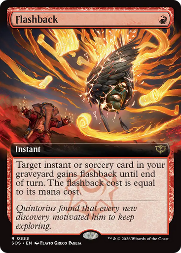 Flashback (Extended Art) | Secrets of Strixhaven、Magic: The Gathering、kayou