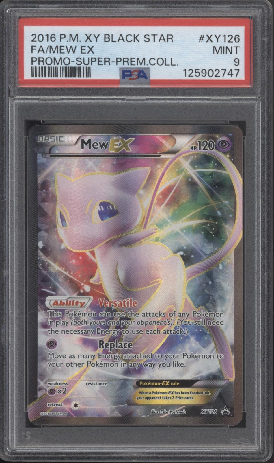 Mew ex Pokemon Super Premium Collection Promo Full Art #XY126 PSA 9、Collector Store LLC Gaming、kayou