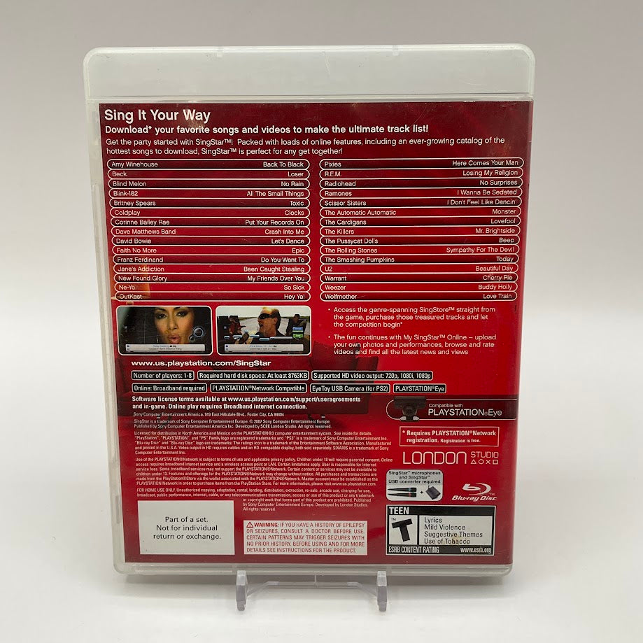 SingStar Playstation 3 Used #2、Collector Store LLC - VG、kayou