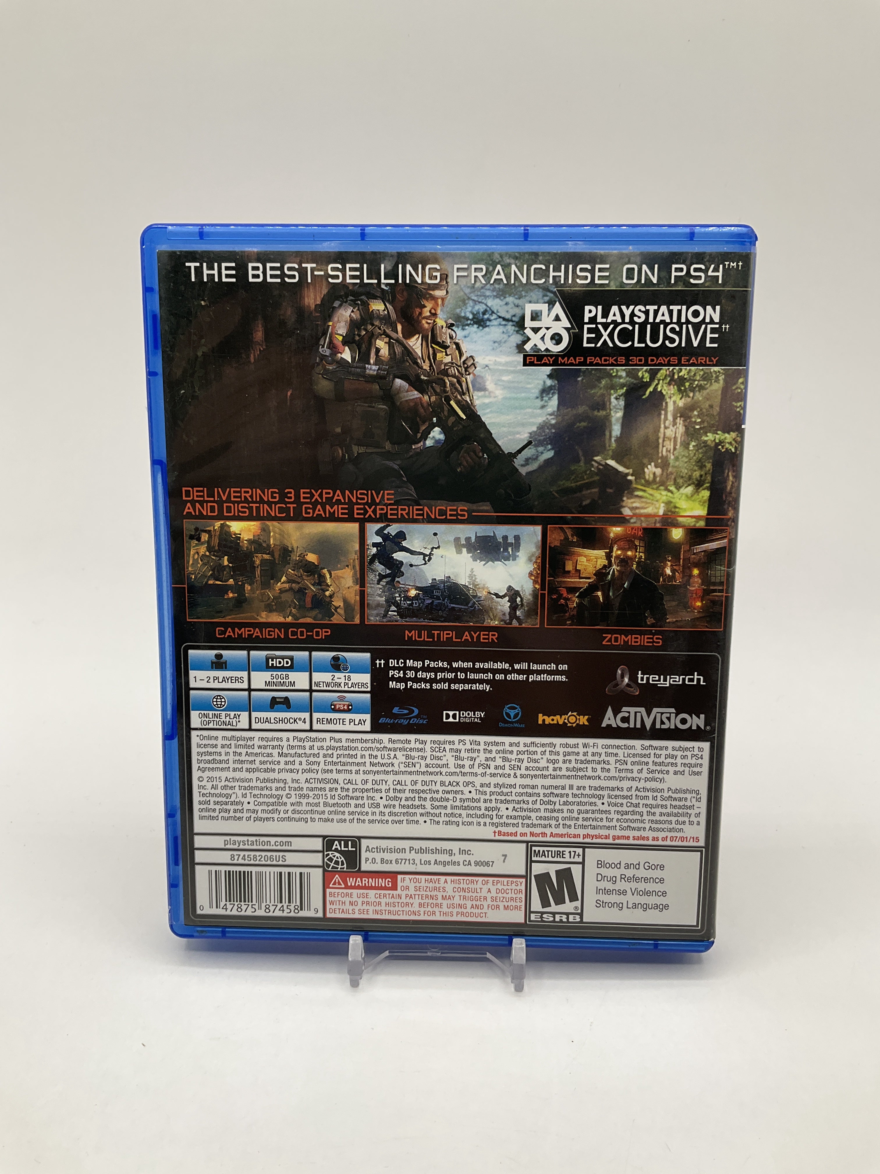 Call of Duty Black Ops III Playstation 4 Used #2、Collector Store LLC - VG、kayou