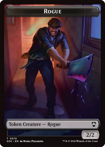 Secrets of Strixhaven Commander - Rogue Token | Secrets of Strixhaven Commander、Magic: The Gathering、kayou