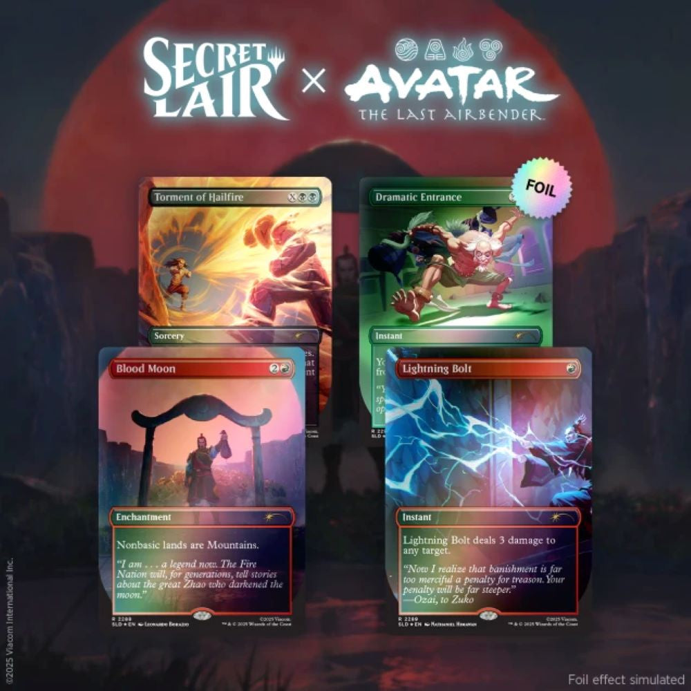 Magic the Gathering Avatar the Last Air Bender Secret Lair - Everything Changed Rainbow Foil Edition、Magic the Gathering、kayou