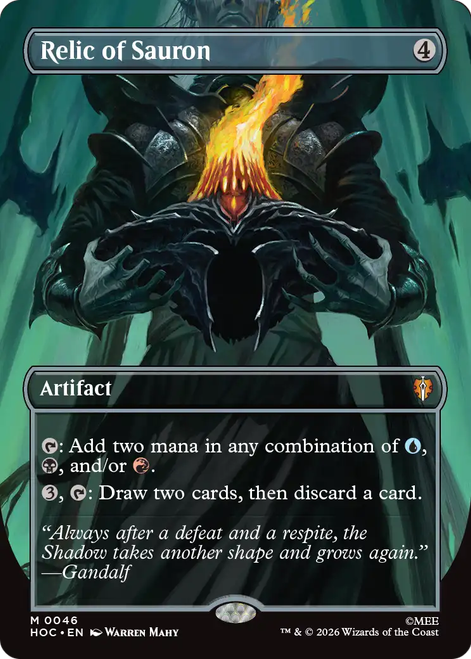 Relic of Sauron (Borderless Foil) | The Hobbit、Magic: The Gathering、kayou