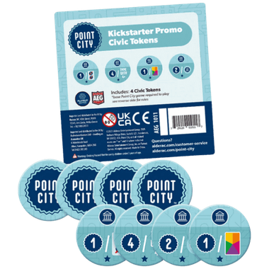 Point City: Civic Tokens - Kickstarter Promo (Add to cart to see price、Alderac Entertainment Group、kayou