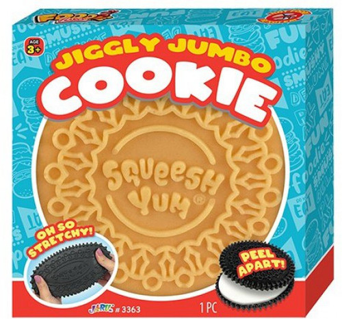 Foodie Fusion Jiggly Jumbo Cookie YELLOW Squishy Toy、ToyWiz、kayou