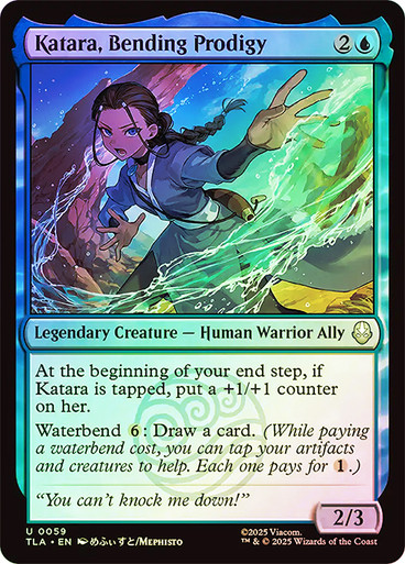 Katara, Bending Prodigy (TLA-059)、Magic: The Gathering、kayou