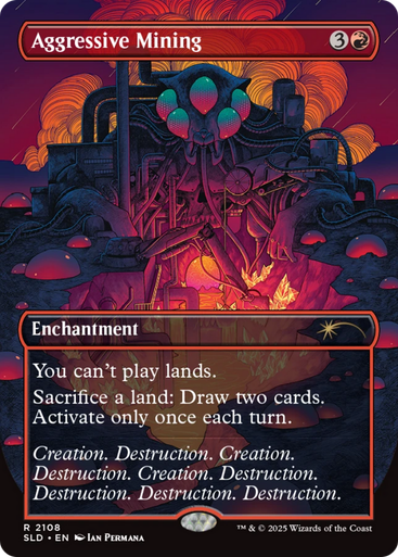 Aggressive Mining (Foil) (Secret Lair - Alien Auroras) | Secret Lair Drops、Magic: The Gathering、kayou