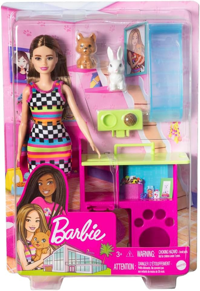 Barbie Pet Playhouse Doll Playset、ToyWiz、kayou