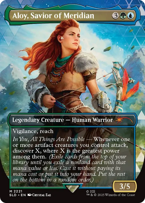 Aloy, Savior of Meridian (Secret Lair - Horizon: Into the Forbidden West) | Secret Lair Drops、Magic: The Gathering、kayou