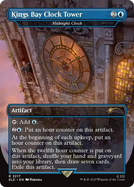 Midnight Clock Kings Bay Clock Tower (Foil) (Secret Lair - Uncharted) | Secret Lair Drops、Magic: The Gathering、kayou