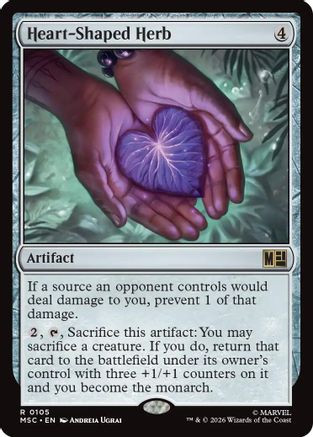 Heart-Shaped Herb (MSC-105) - Commander: Marvel Super Heroes、Wizards of the Coast、kayou