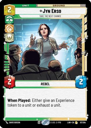 Jyn Erso - Take the Next Chance (67/264) - A Lawless Time、Fantasy Flight Games、kayou