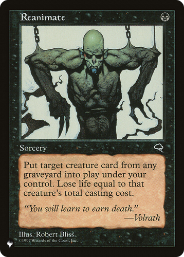 Reanimate (LIST-) - The List、Wizards of the Coast、kayou