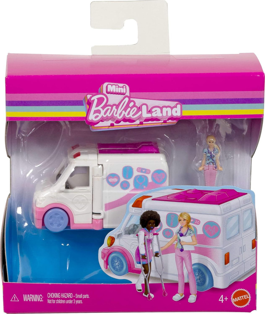 Mini BarbieLand Ambulance 1.5-Inch Mini Playset、ToyWiz、kayou