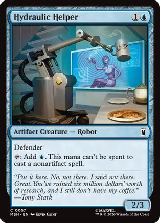 Hydraulic Helper (MSH-057) - Marvel Super Heroes、Wizards of the Coast、kayou