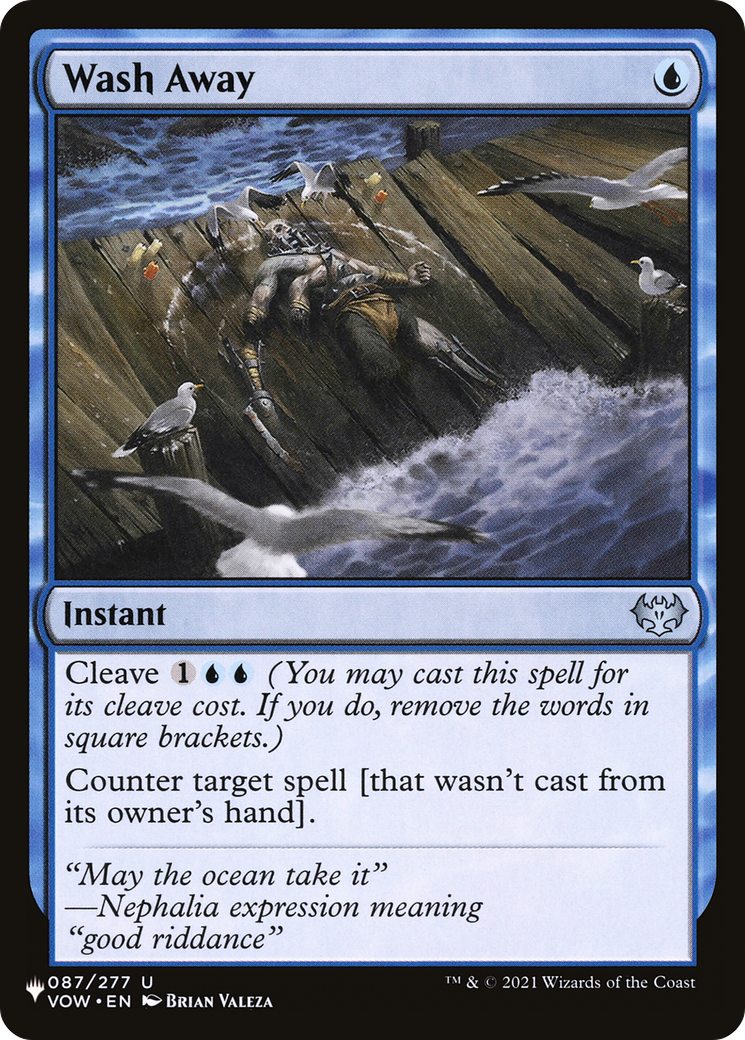 Wash Away (LIST-087/277) - The List、Wizards of the Coast、kayou