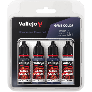 Acrylicos Vallejo: Game Color - Ultramarine Color Set (4ct) (PREORDER)、Acrylicos Vallejo, S.L.、kayou