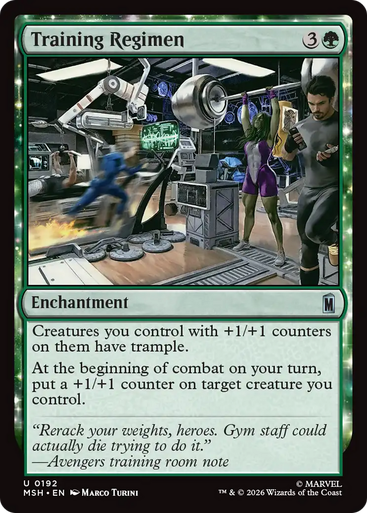 Training Regimen (Foil) | Marvel Super Heroes、Magic: The Gathering、kayou