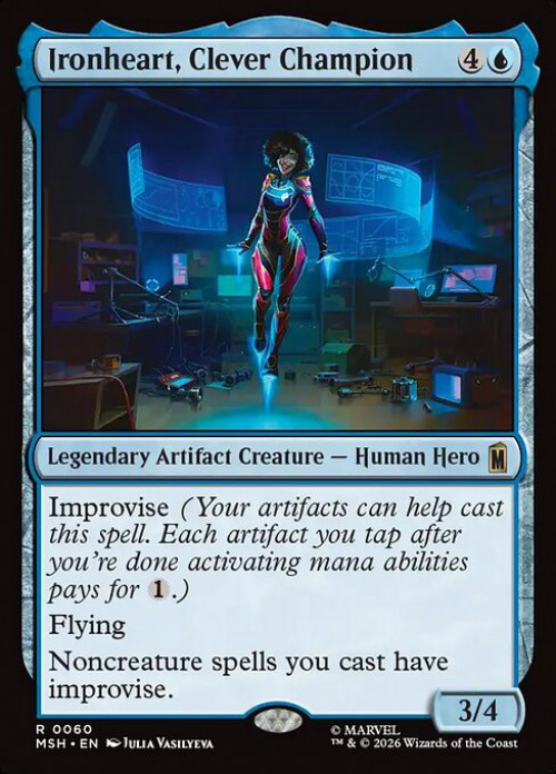 MtG Marvel Super Heroes Rare Ironheart, Clever Champion #60、ToyWiz、kayou