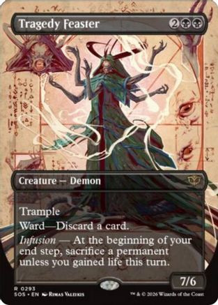 Tragedy Feaster (Borderless) (SOS-293) - Secrets of Strixhaven Foil、Wizards of the Coast、kayou