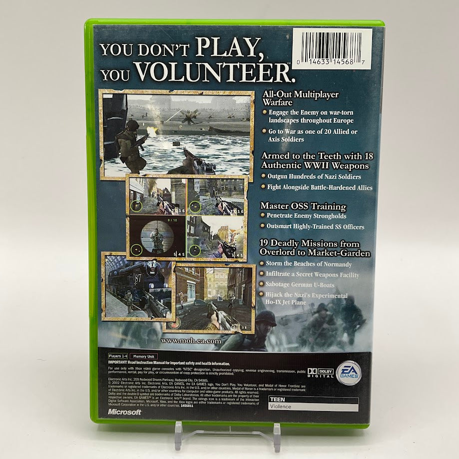 Medal of Honor Frontline Xbox Used #2、Collector Store LLC - VG、kayou