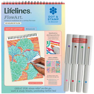 Lifelines FlowArt: Dot-by-Letter - Botanicals、Lifelines、kayou