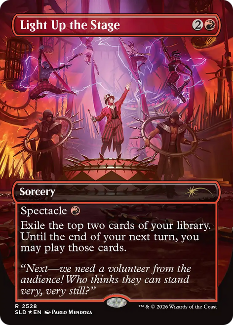 Light Up the Stage (Foil) (Secret Lair - Viva Las Rakdos) | Secret Lair Drops、Magic: The Gathering、kayou