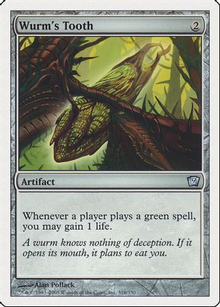 Wurm's Tooth (9ED-316) - 9th Edition Foil、Wizards of the Coast、kayou