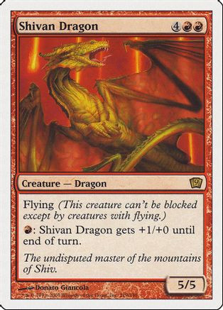 Shivan Dragon (9ED-219) - 9th Edition、Wizards of the Coast、kayou