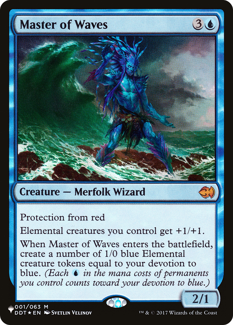 Master of Waves (LIST-001/063) - The List、Wizards of the Coast、kayou