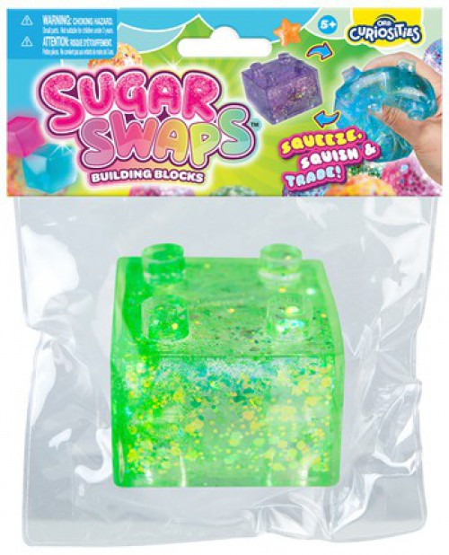 Sugar Swaps Building Blocks GREEN Squishy Squeeze Toy、ToyWiz、kayou