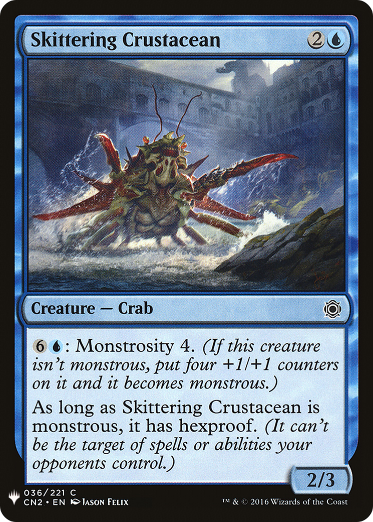 Skittering Crustacean (LIST-036) - The List、Wizards of the Coast、kayou