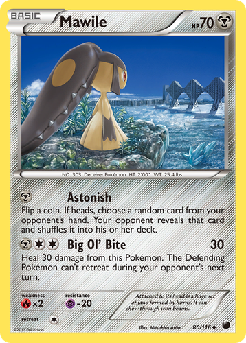 Mawile 80/116 - Plasma Freeze Reverse Holofoil (LP)、The Pokémon Company、kayou
