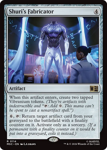 Shuri's Fabricator (Surge Foil) | Marvel Super Heroes Commander、Magic: The Gathering、kayou