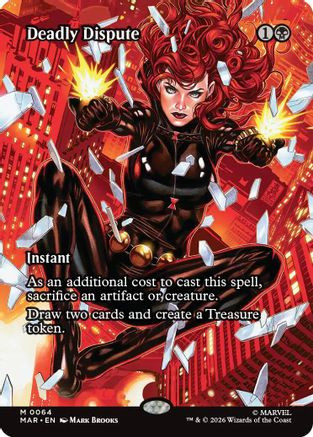 Deadly Dispute (Borderless) (MAR-064) - Marvel Universe Eternal-Legal、Wizards of the Coast、kayou