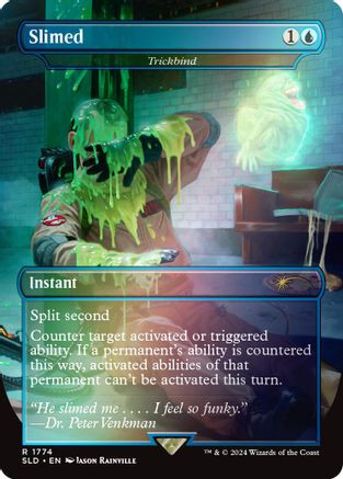 Slimed - Trickbind (Rainbow Foil) (SLD-1774) - Secret Lair Drop Series Foil、Wizards of the Coast、kayou