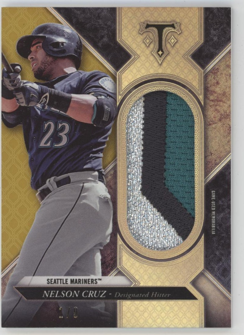 Nelson Cruz 2017 Topps Triple Threads Swatch 1/9 #SJR-NC、Collector Store LLC、kayou