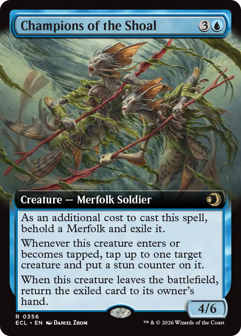 Champions of the Shoal (Extended Art Foil) | Lorwyn Eclipsed、Magic: The Gathering、kayou