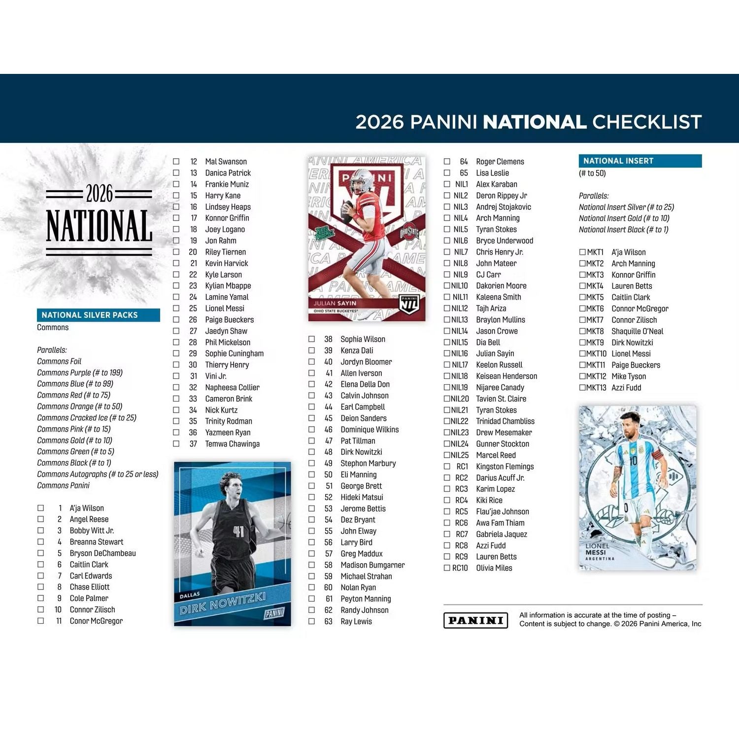 2026 Panini National VIP Exclusive Silver Pack、Panini、kayou